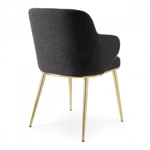 silla foyer metal con brazos