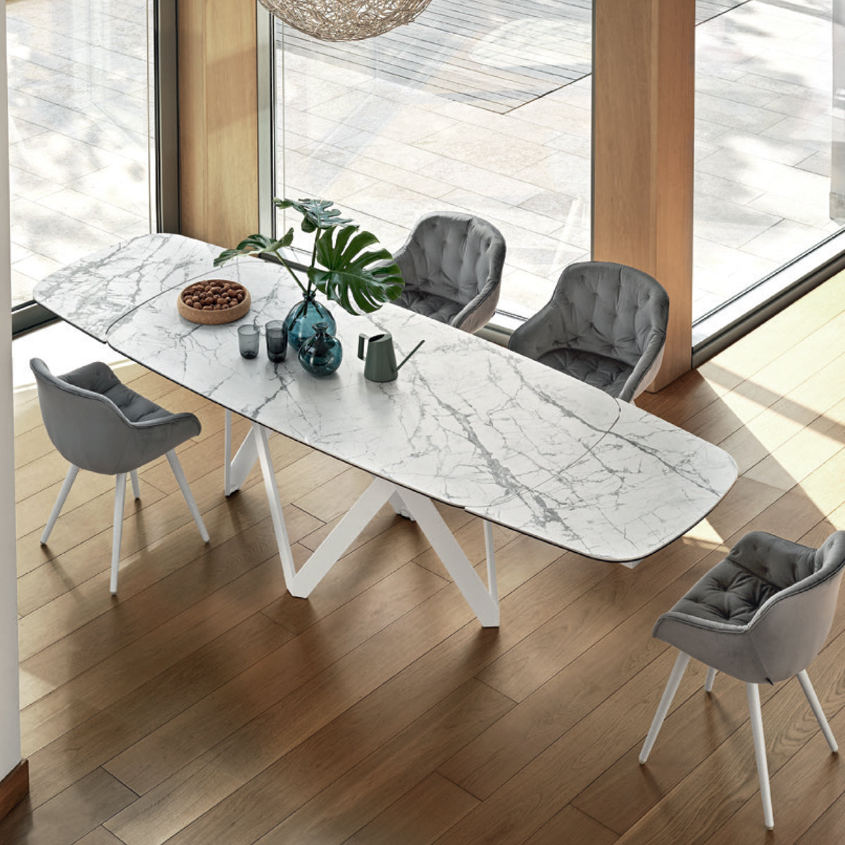 cartesio ovalada 200 cm. Muebles Italianos