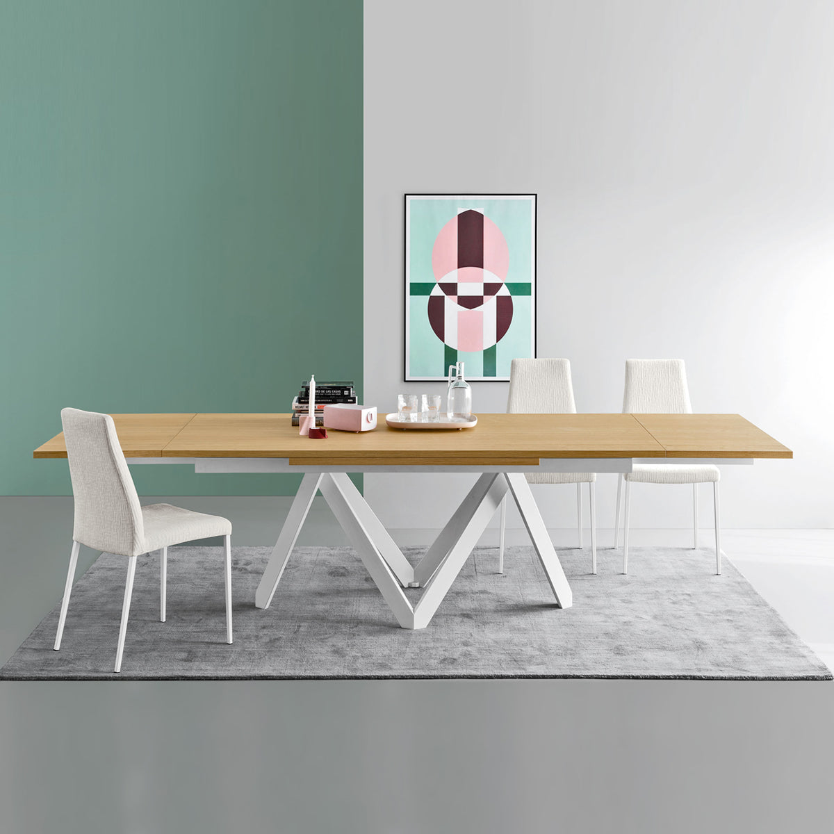 Mesa Extensible Cartesio 200 cm