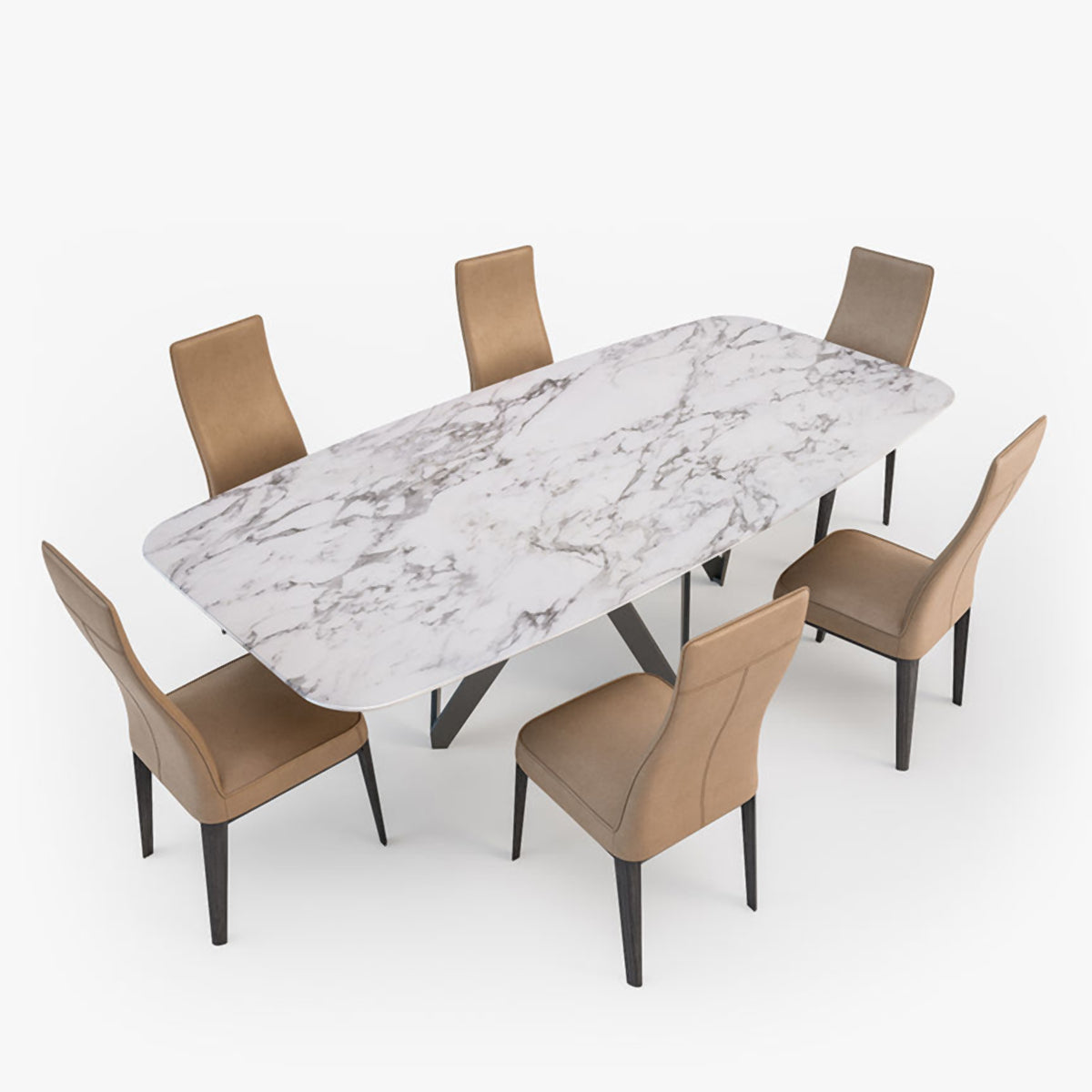 cartesio ovalada 200 cm. Muebles Italianos