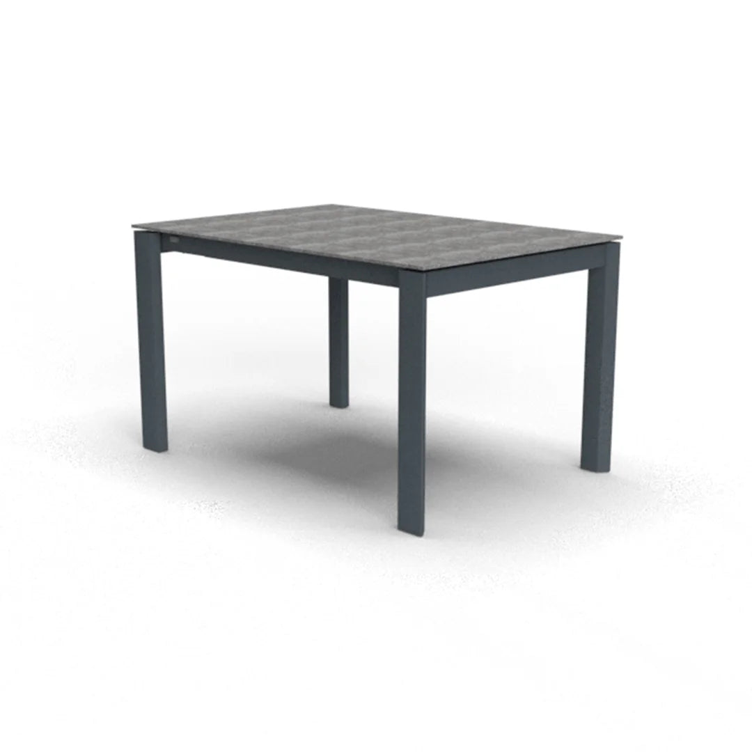 Mesa Italiana extensible Eminence base metalica 160 cm. Muebles Italianos variant