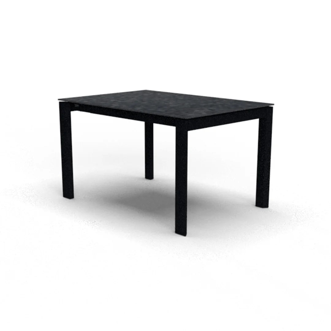 Mesa Italiana extensible Eminence base metalica 160 cm. Muebles Italianos variant