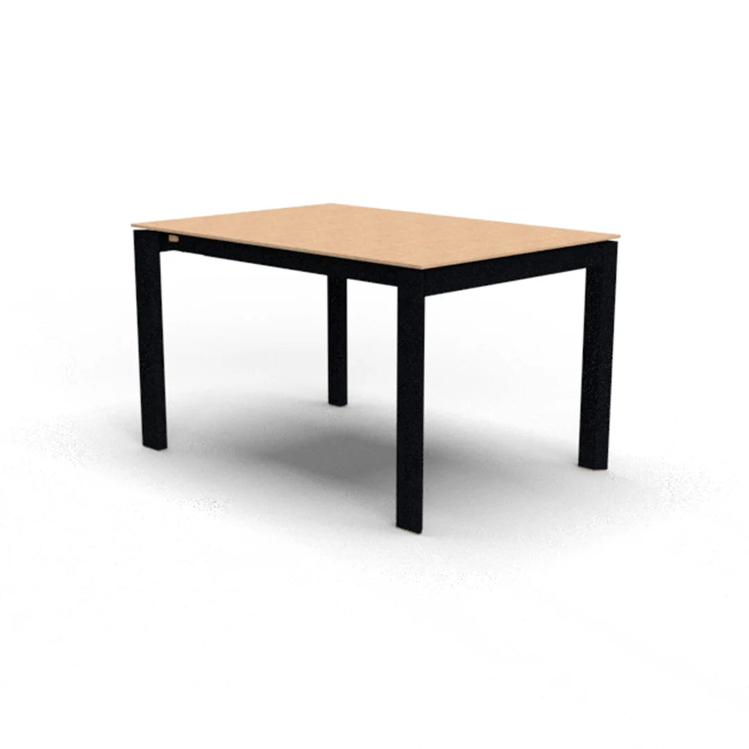 Mesa Italiana extensible Eminence base metalica 160 cm. Muebles Italianos variant