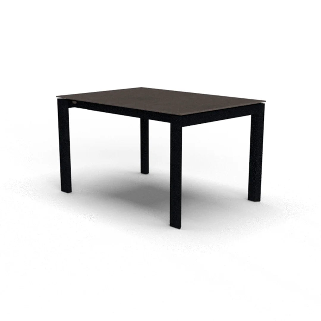 Mesa Italiana extensible Eminence base metalica 160 cm. Muebles Italianos variant