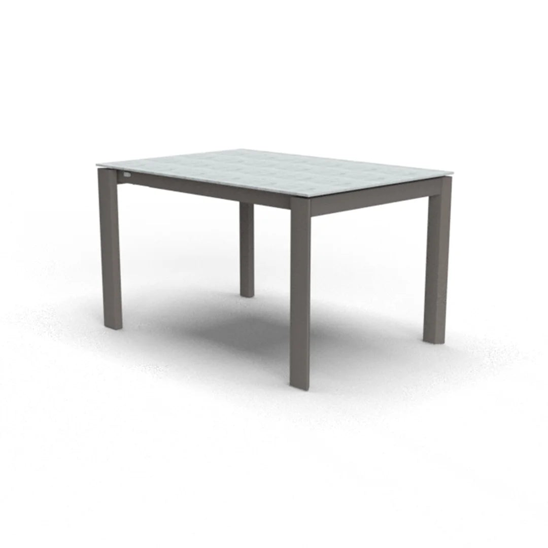 Mesa Italiana extensible Eminence base metalica 160 cm. Muebles Italianos variant