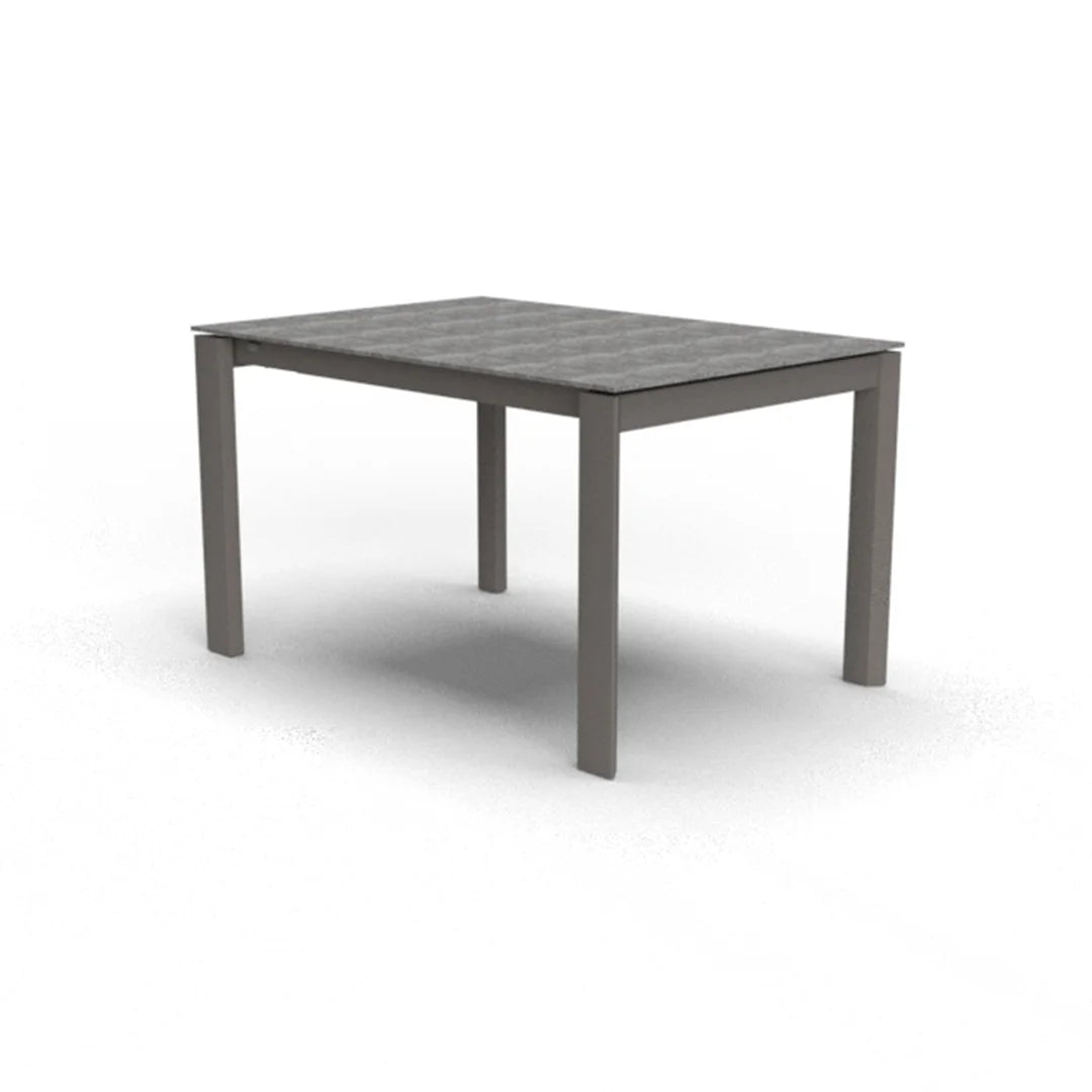 Mesa Italiana extensible Eminence base metalica 160 cm. Muebles Italianos variant
