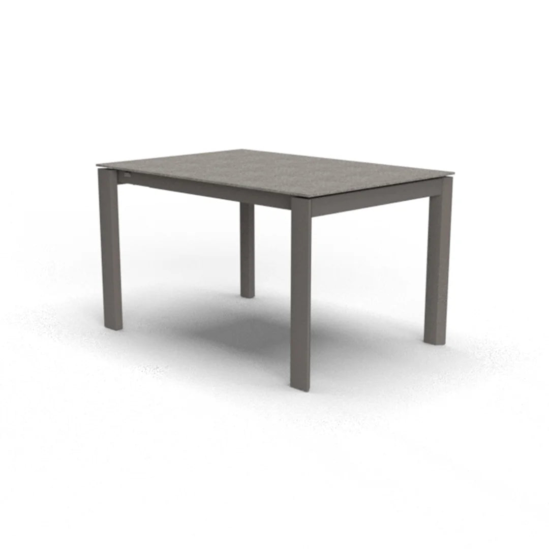 Mesa Italiana extensible Eminence base metalica 160 cm. Muebles Italianos variant