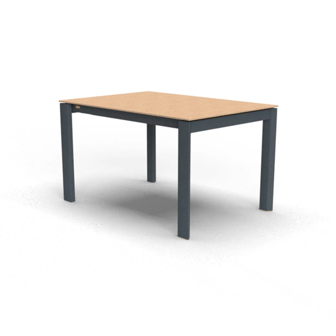 Mesa de doble extensión Eminence base metalica 160 cm. Muebles Italianos variant