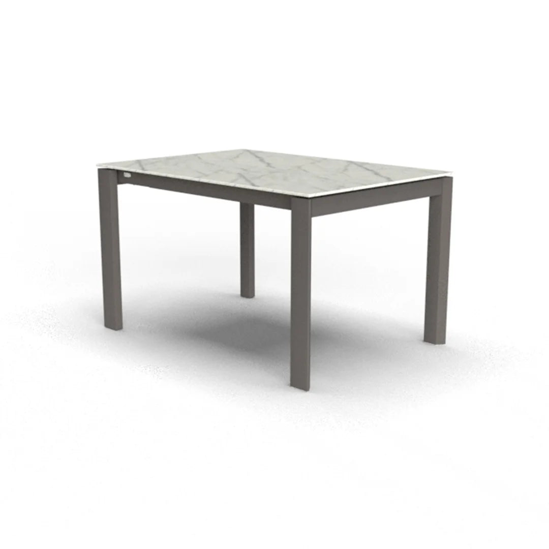 Mesa de doble extensión Eminence base metalica 160 cm. Muebles Italianos variant