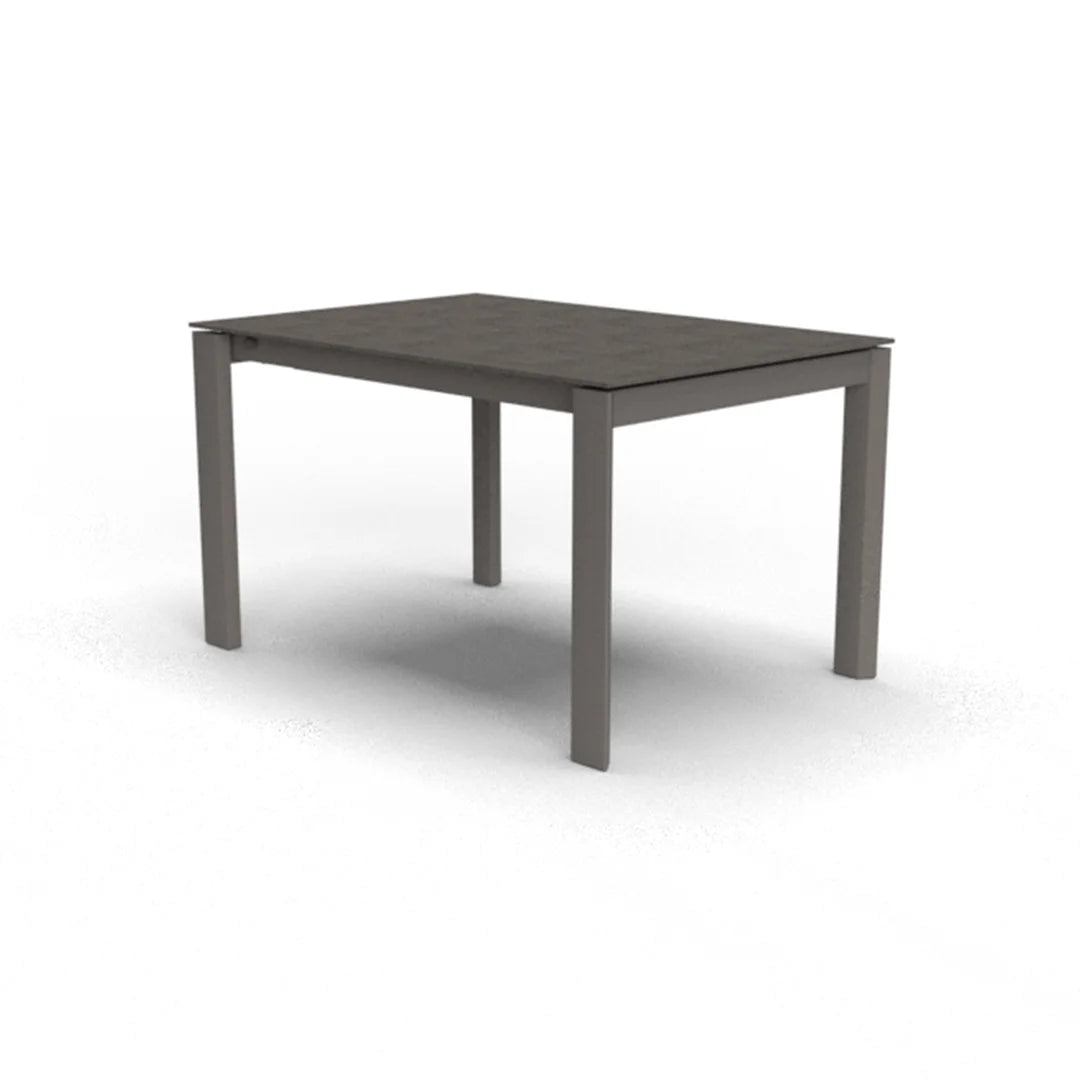 Mesa de doble extensión Eminence base metalica 160 cm. Muebles Italianos variant