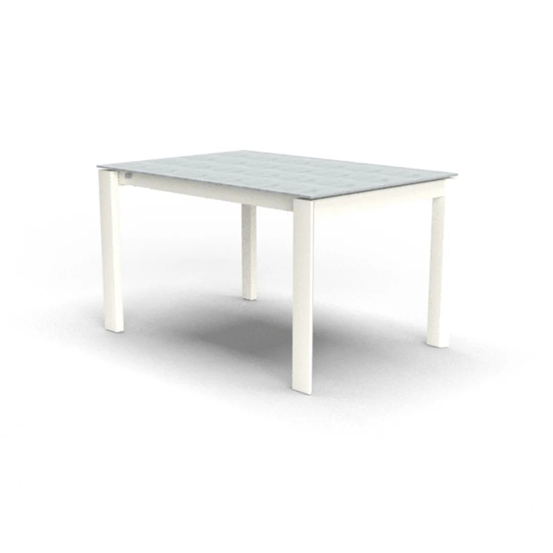 Mesa de triple extensión Eminence base metalica 160 cm. Muebles Italianos variant
