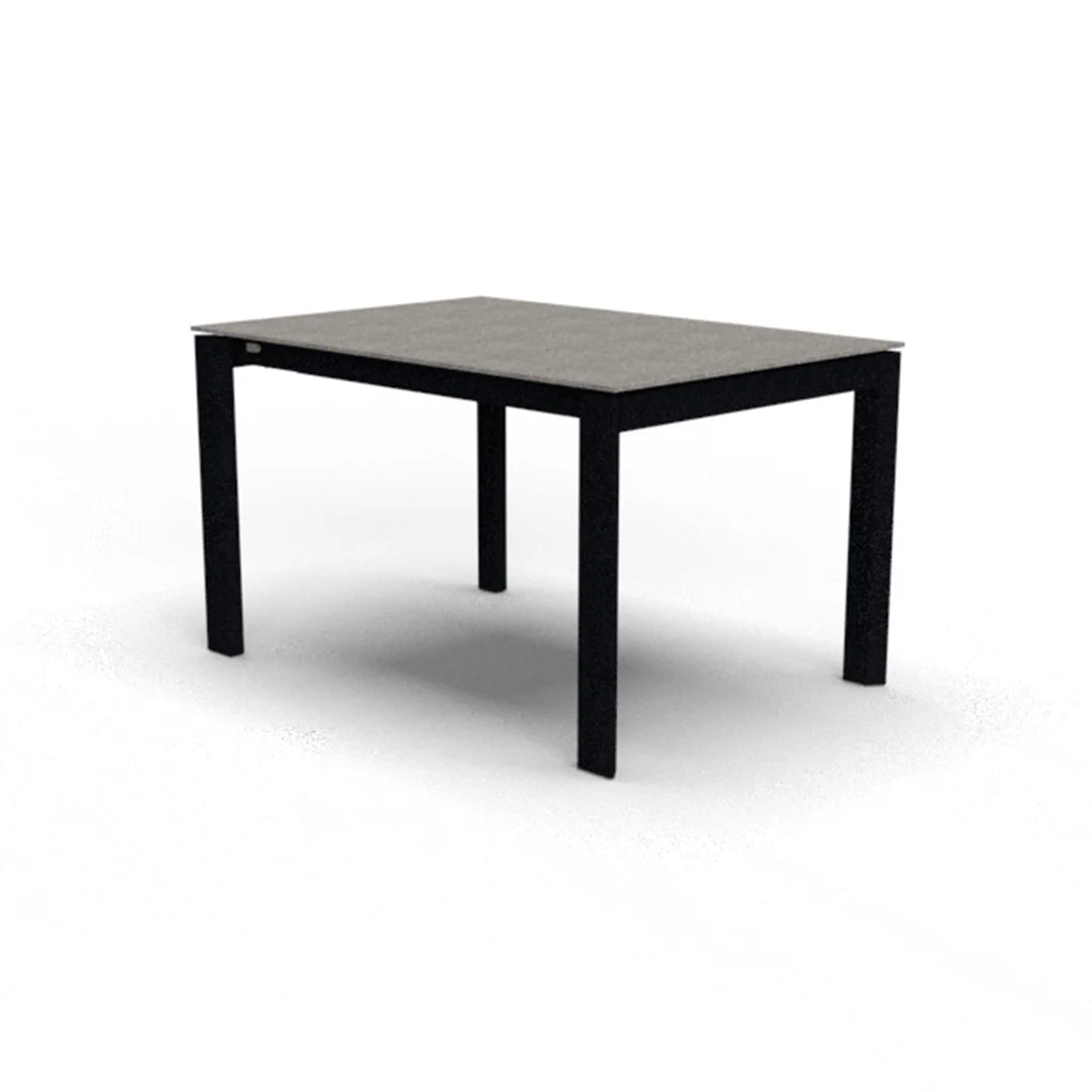 Mesa de triple extensión Eminence base metalica 160 cm. Muebles Italianos variant