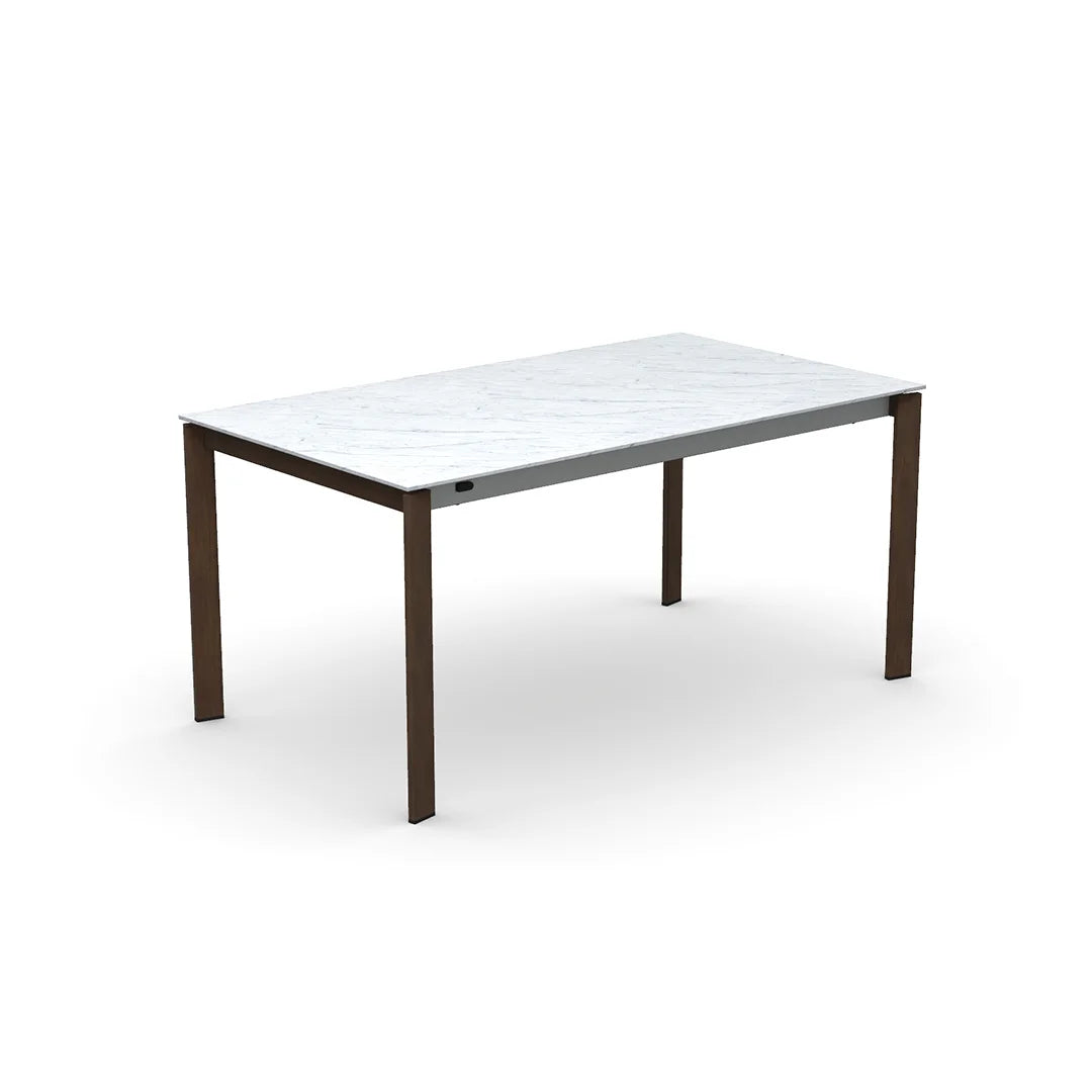 Mesa Extensible Eminence Fast base madera de haya 130 cm. Muebles Italianos variant