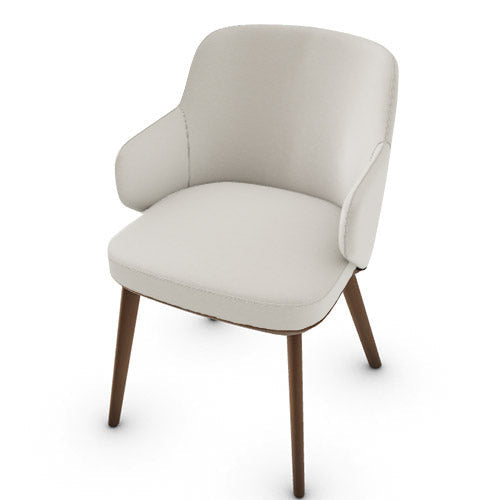 silla foyer madera con brazos. Muebles Italianos