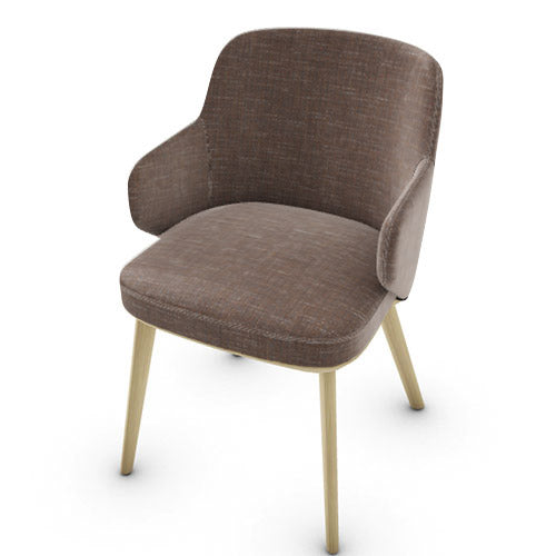 silla foyer madera con brazos. Muebles Italianos