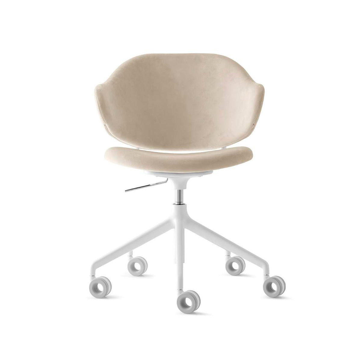 silla holly b/n con ruedas. Muebles Italianos