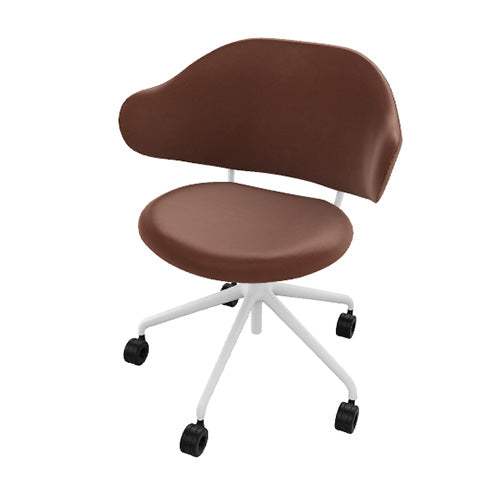 silla holly b/n con ruedas. Muebles Italianos