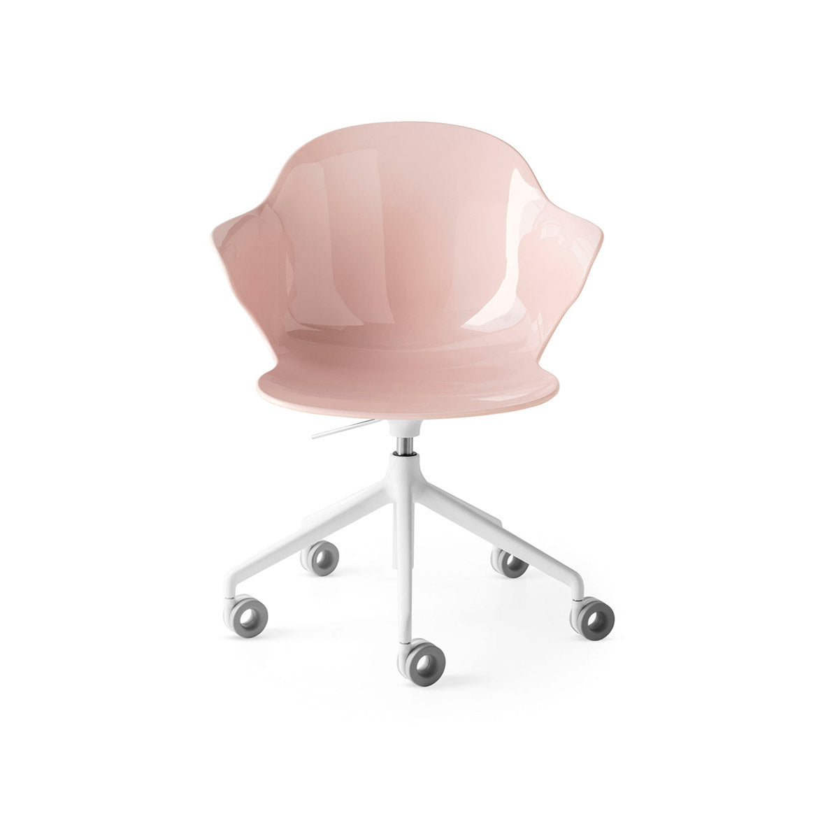 silla saint tropez b/n con ruedas. Muebles Italianos