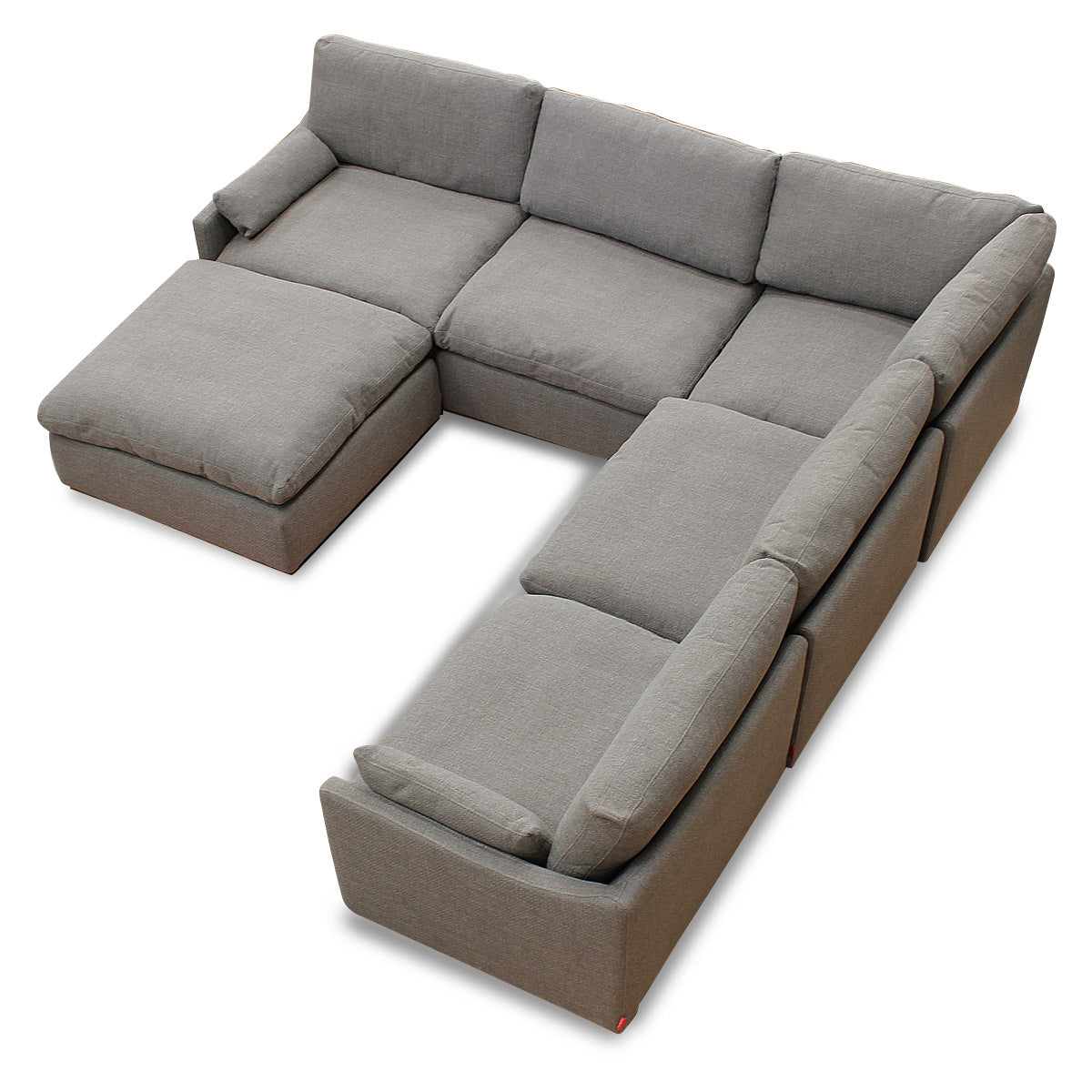 Sala esquinera Cordoba Gris. Muebles Italianos