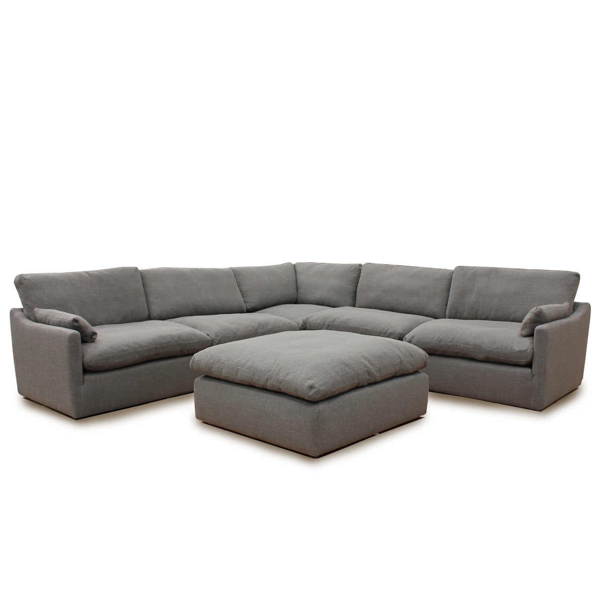 Sala esquinera Cordoba Gris. Muebles Italianos