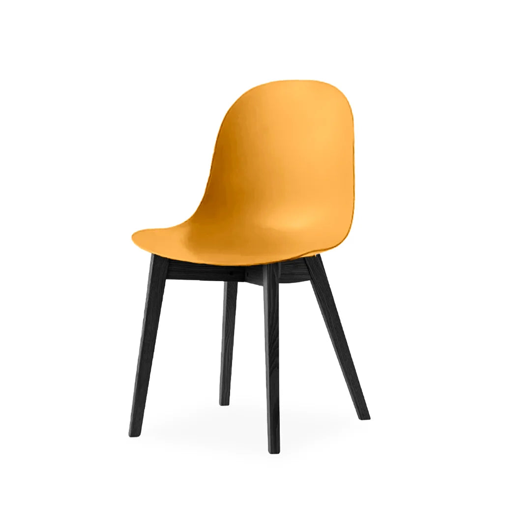 Silla de base de madera Academy de tela para Comedor. Muebles Italianos variant