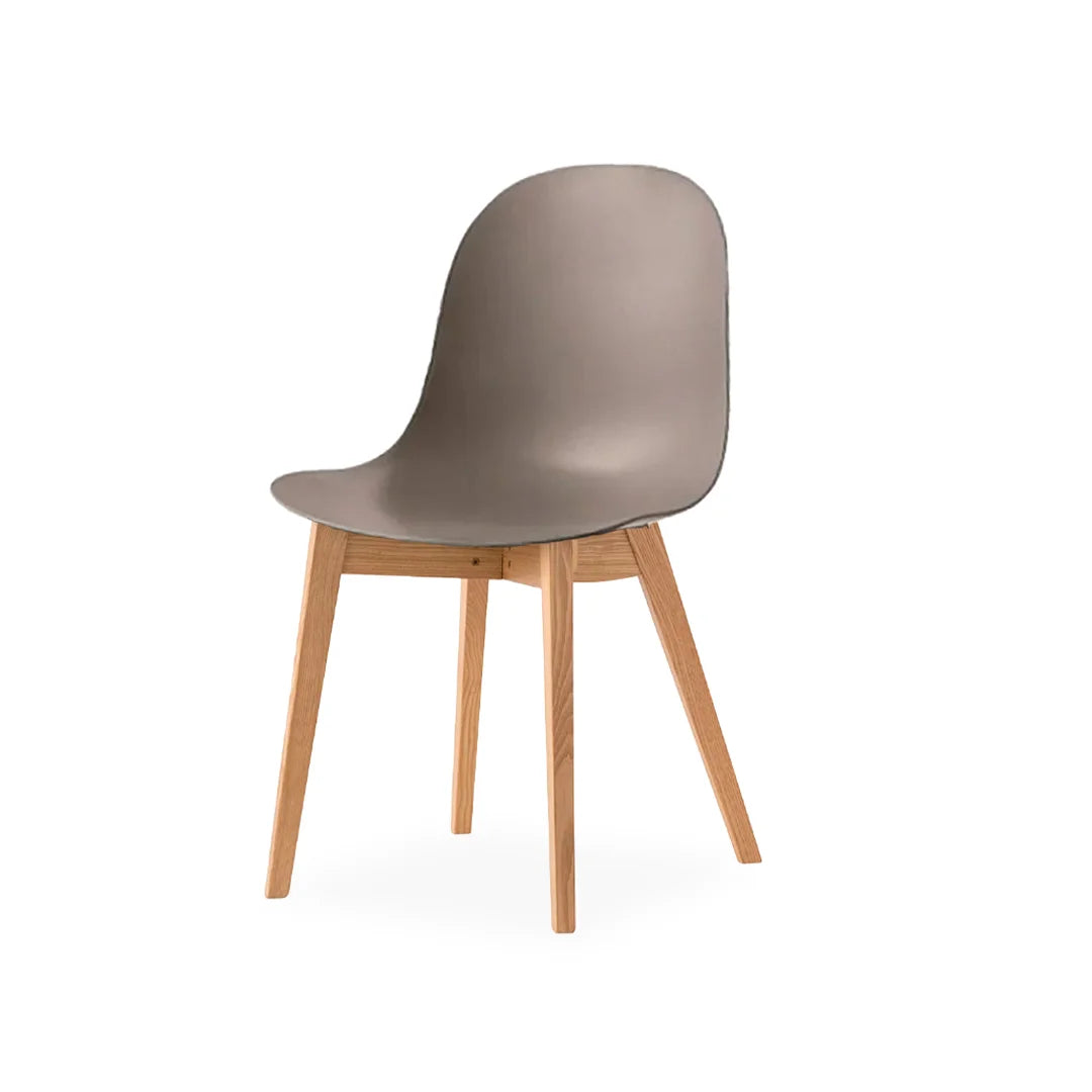 Silla de base de madera Academy de tela para Comedor. Muebles Italianos variant