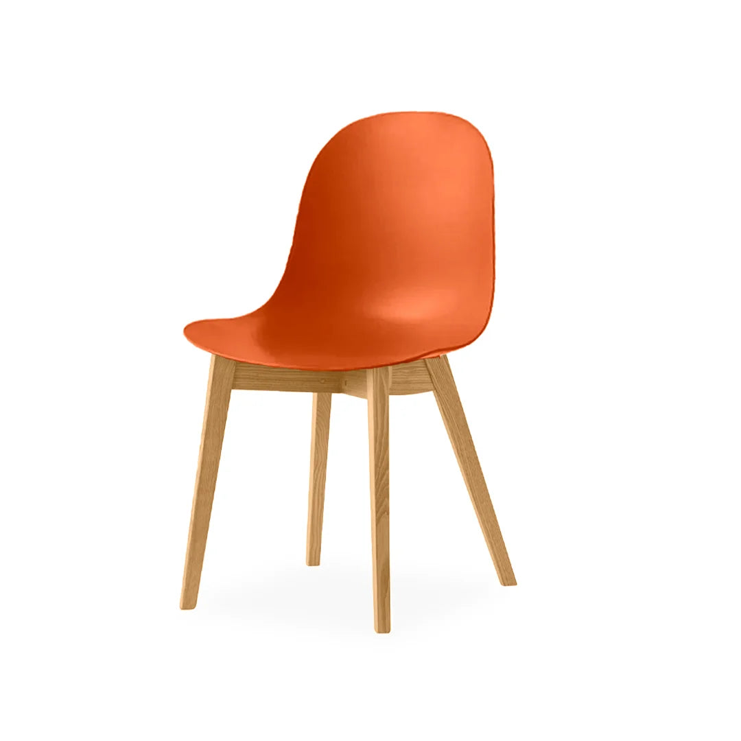 Silla de base de madera Academy de tela para Comedor. Muebles Italianos variant