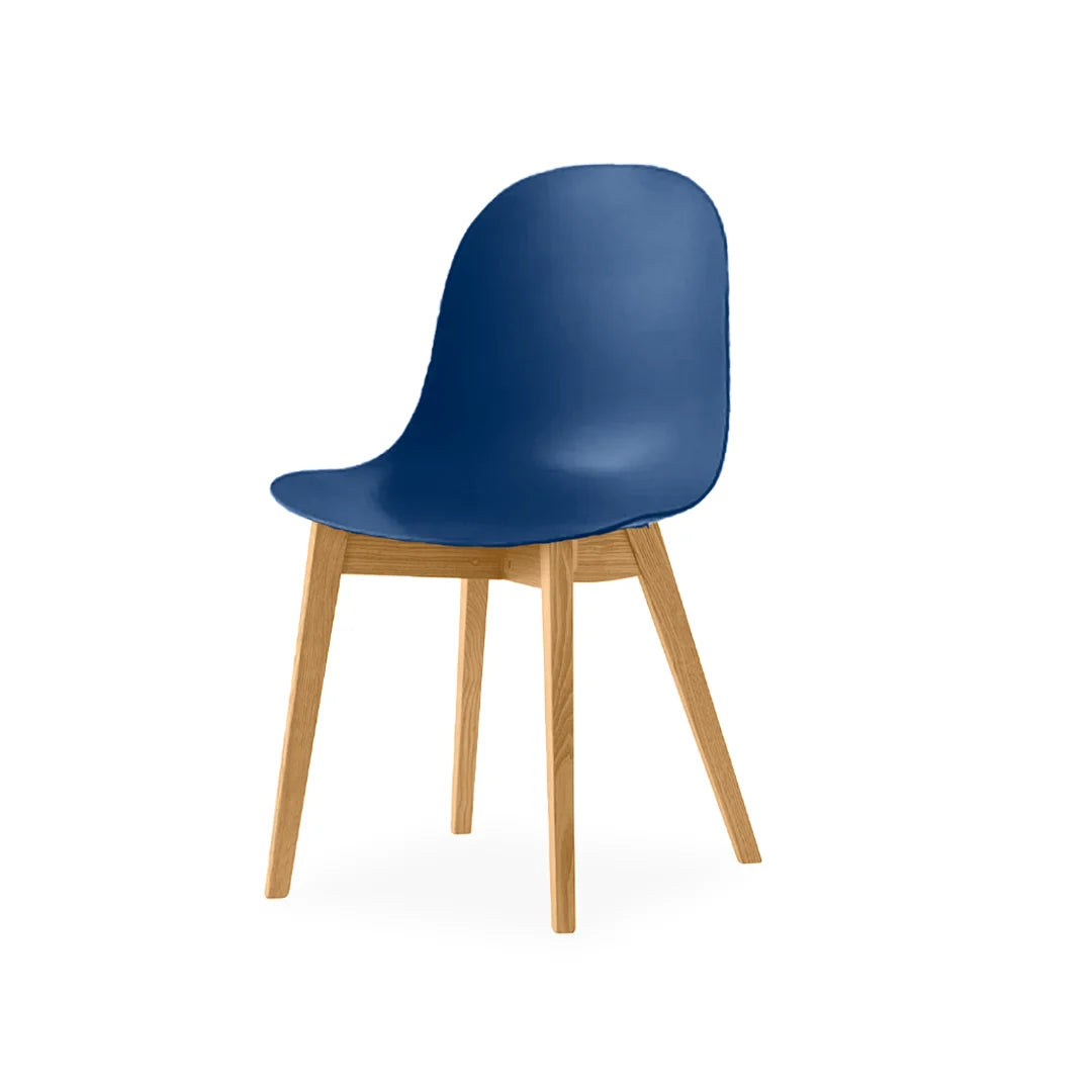 Silla de base de madera Academy de tela para Comedor. Muebles Italianos variant