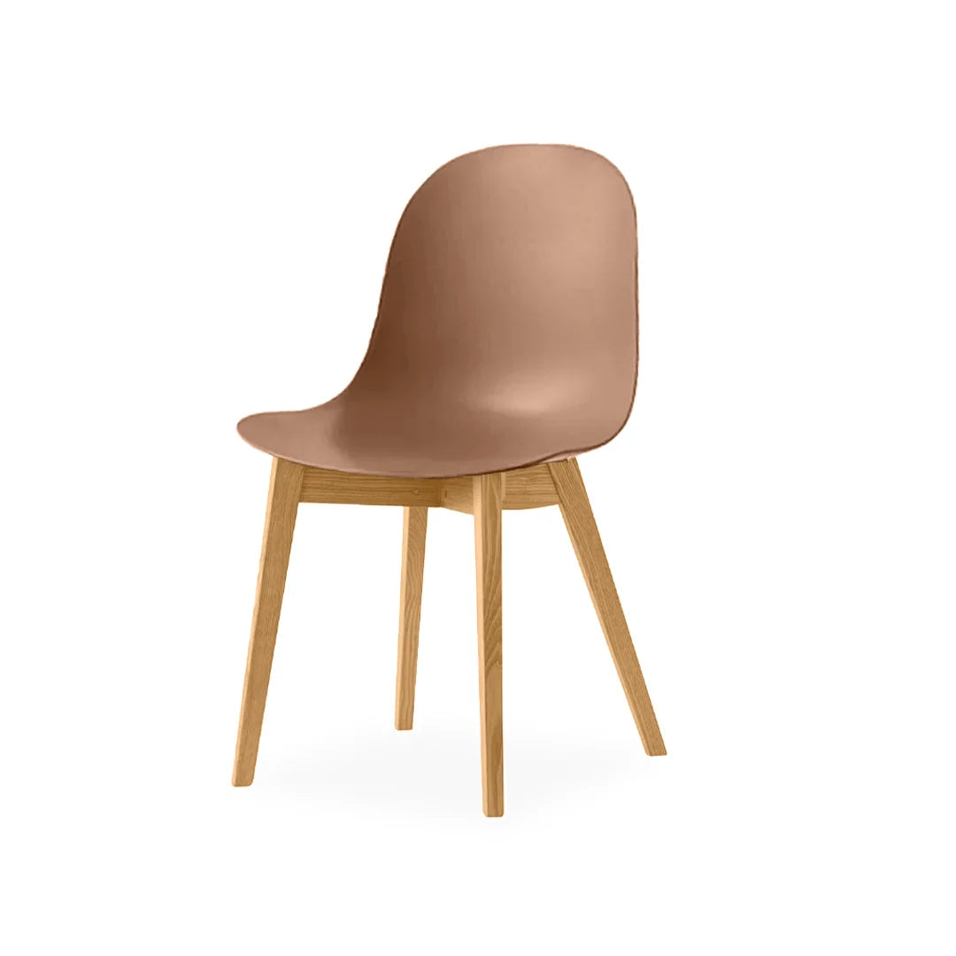 Silla de base de madera Academy de tela para Comedor. Muebles Italianos variant