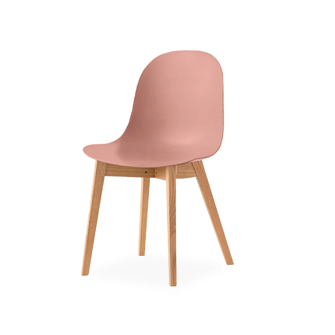 Silla de base de madera Academy de tela para Comedor. Muebles Italianos variant
