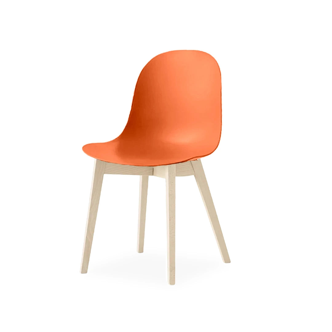 Silla de base de madera Academy de tela para Comedor. Muebles Italianos variant