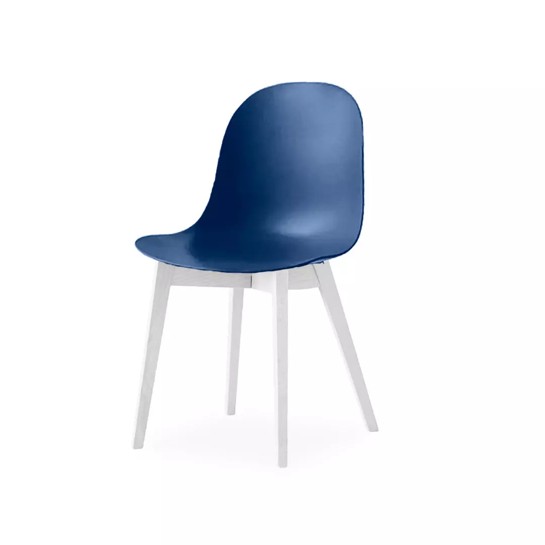 Silla de base de madera Academy de tela para Comedor. Muebles Italianos variant