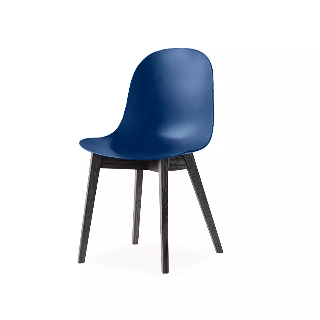 Silla de base de madera Academy de tela para Comedor. Muebles Italianos variant