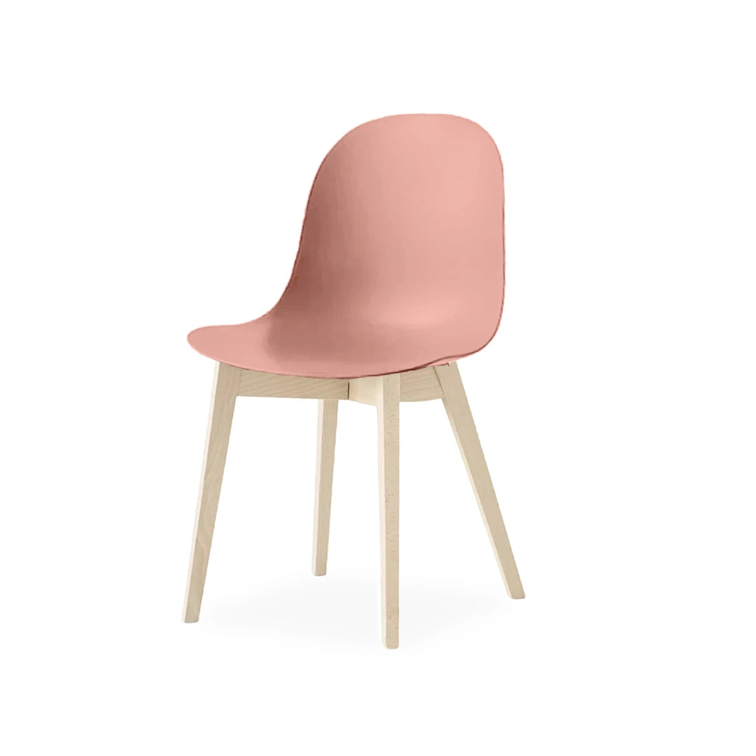 Silla de base de madera Academy de tela para Comedor. Muebles Italianos variant