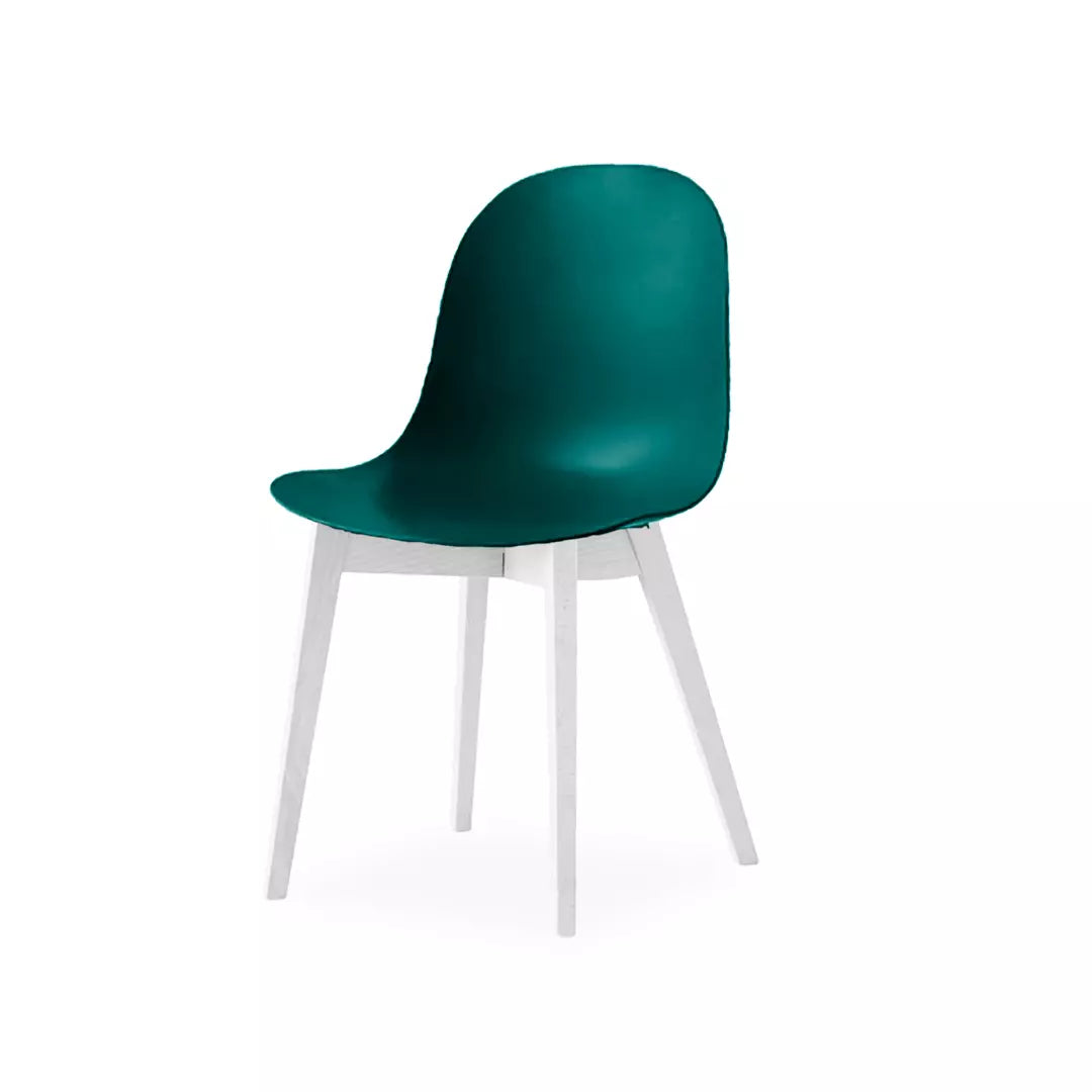 Silla de base de madera Academy de tela para Comedor. Muebles Italianos variant