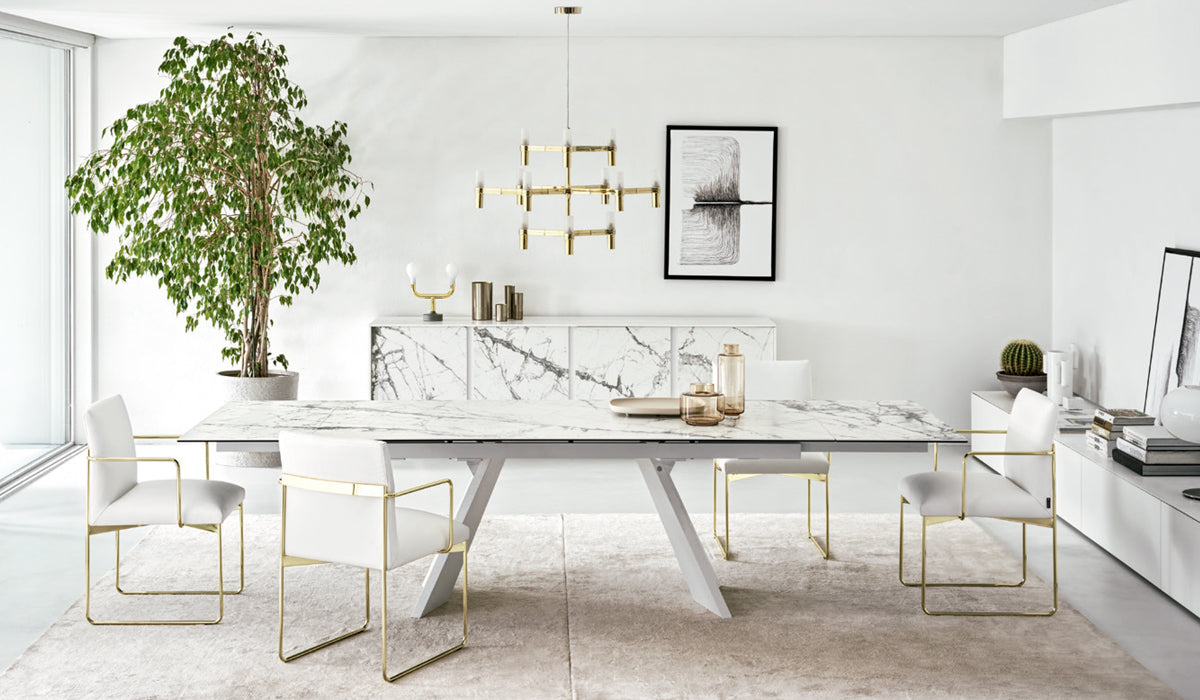 Mesa extensible Ícaro: diseño italiano a la mesa.