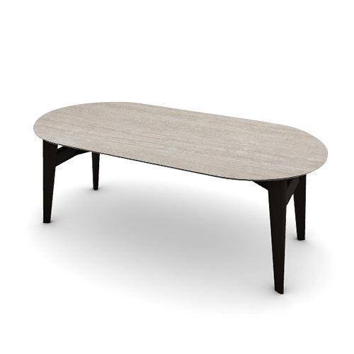 variant Mesa Abrey Elíptica 200 cm para Comedor. Muebles Italianos