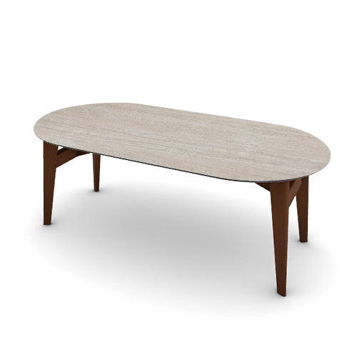 variant Mesa Abrey Elíptica 200 cm para Comedor. Muebles Italianos