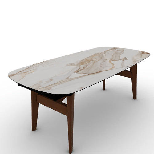 Mesa Abrey Rounded Extensible 200 cm para Comedor