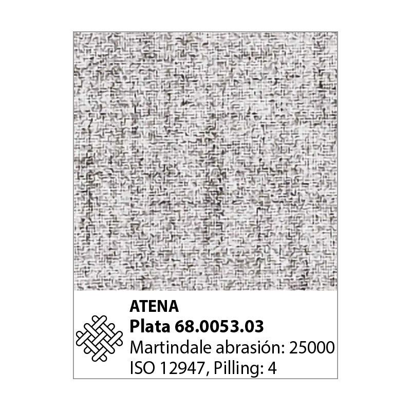 Sofá Sollievo Natuzzi en tela atena plata