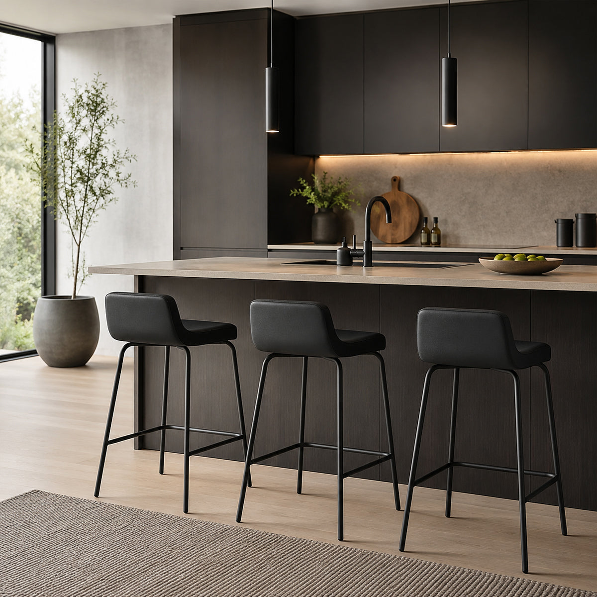 Banco italiano para cocina Riley