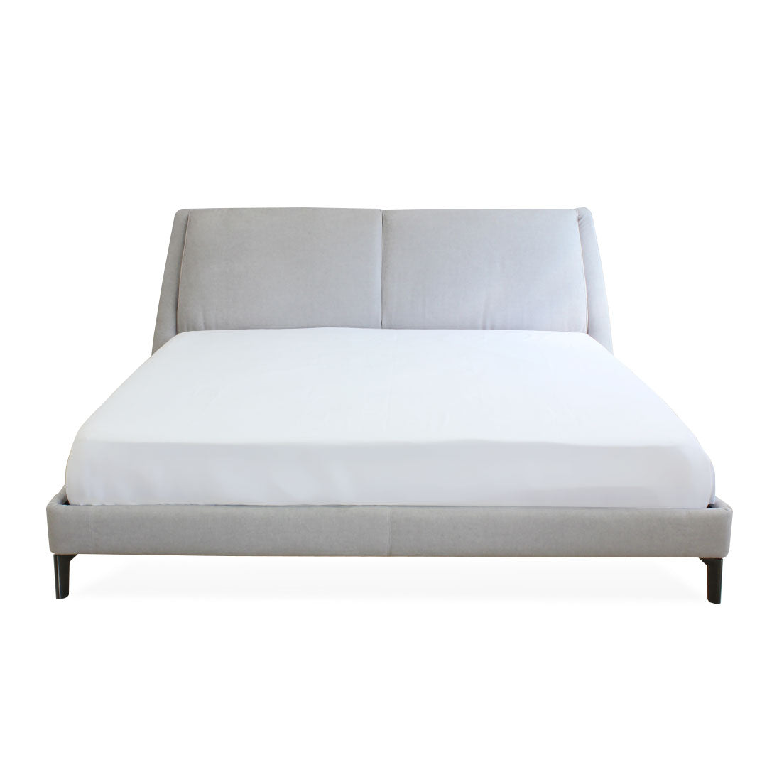 Cama Cuzco King Size Tela y Piel