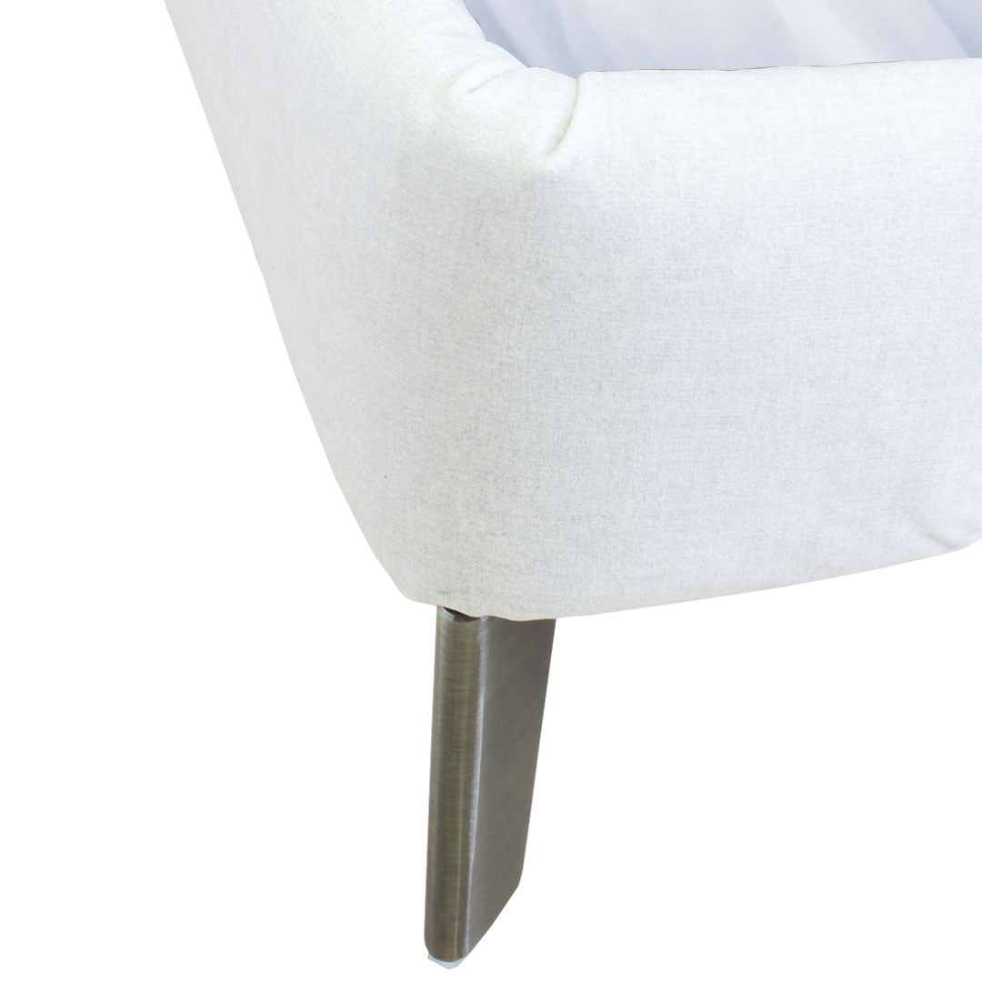 Cama Cuzco King Size Tela y Piel