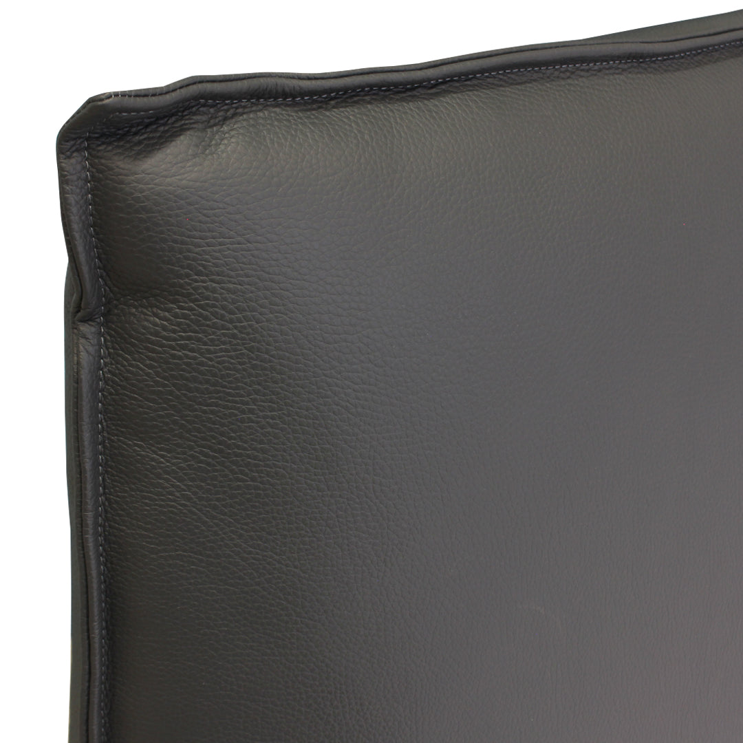 Cama Lunare Natuzzi King Size piel antracita