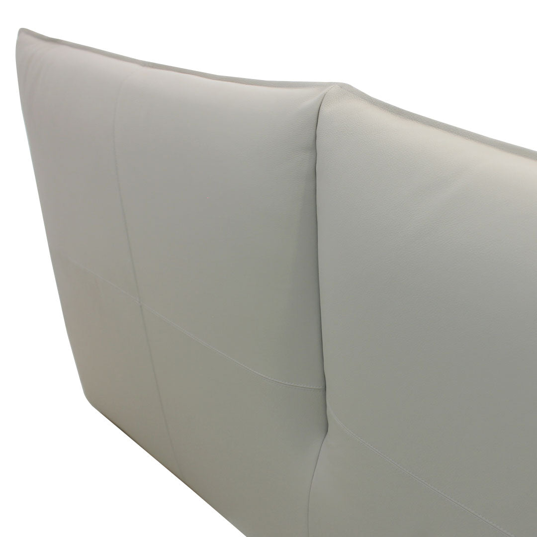Cama Lunare Natuzzi Queen Size piel Beige Ahumado
