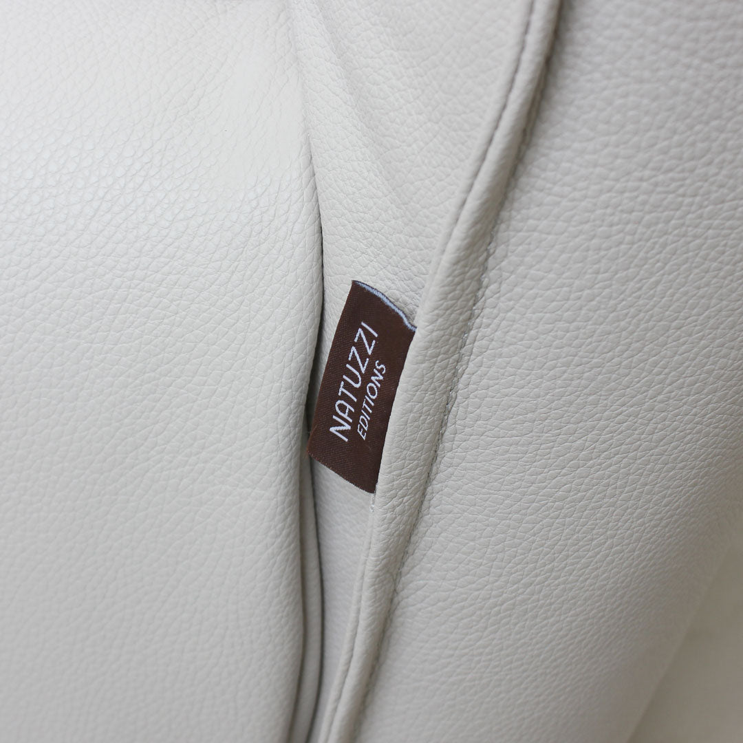 Cama Lunare Natuzzi Queen Size piel Beige Ahumado