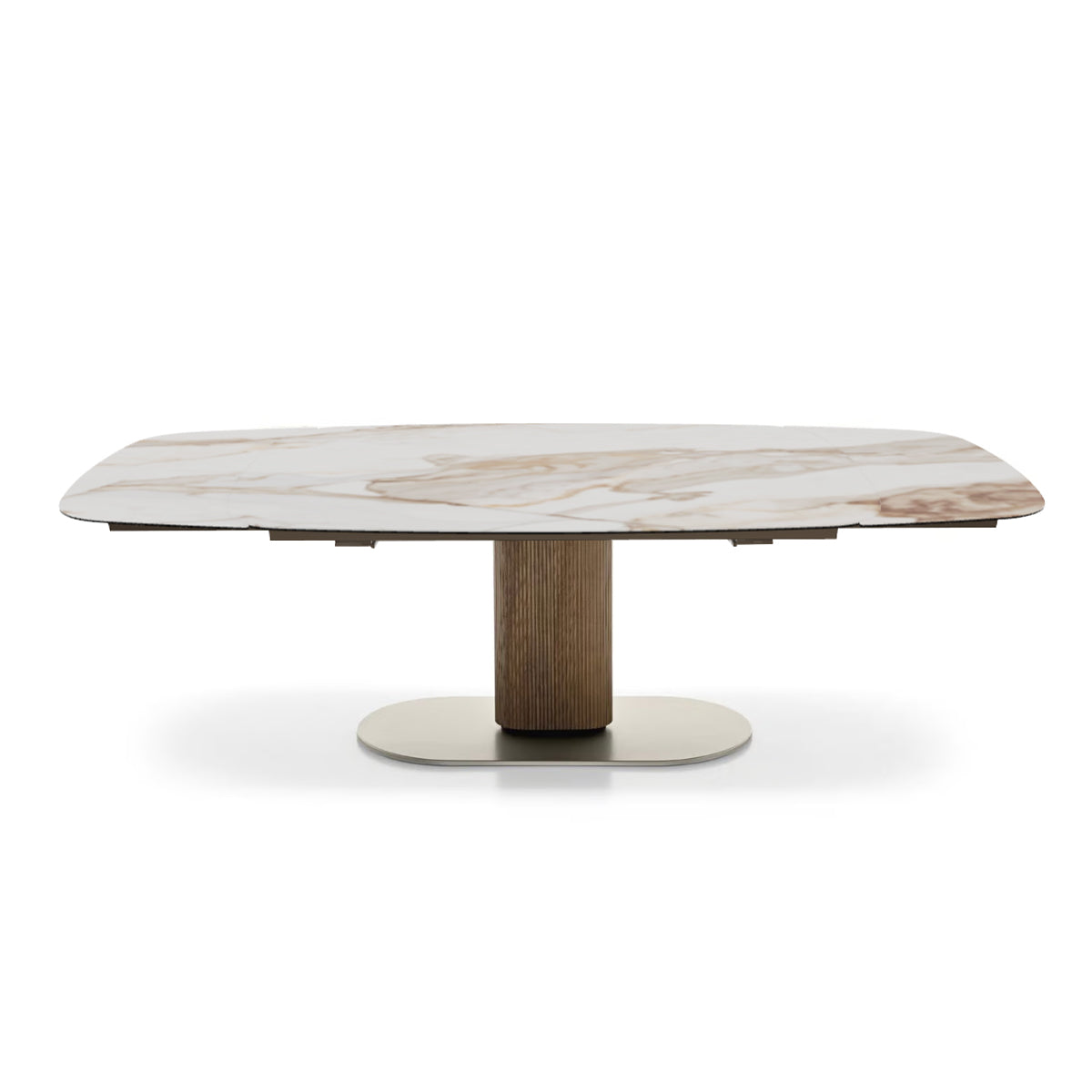 Mesa Extensible Cameo Base de Madera 165 cm