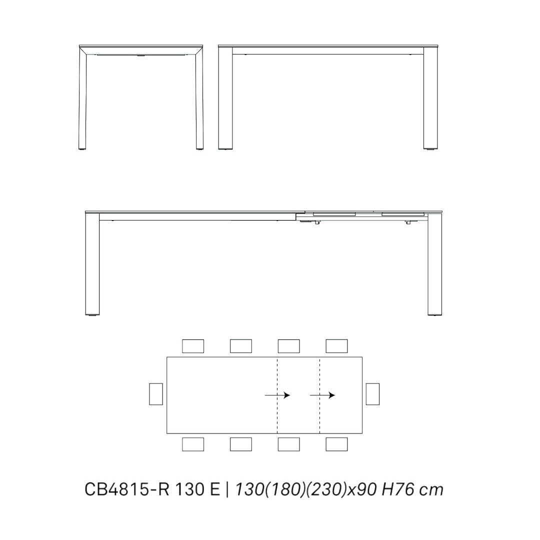 mesa dorian 130 cm