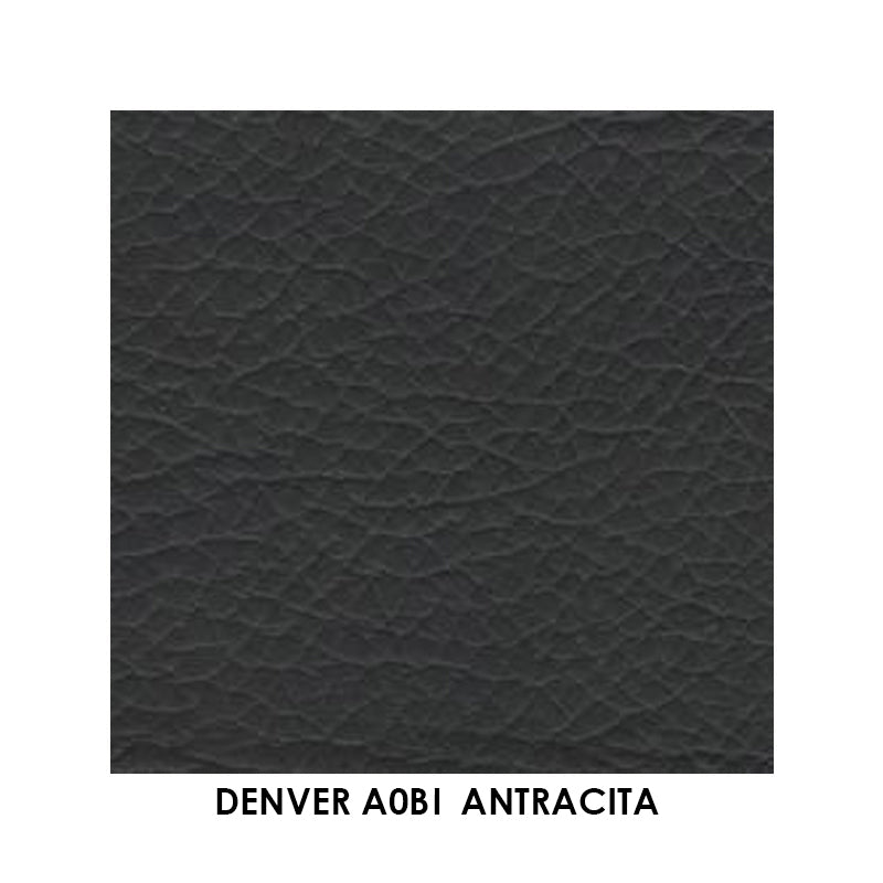 Sofá Reclinable 3 plazas Forza Natuzzi en piel Antracita