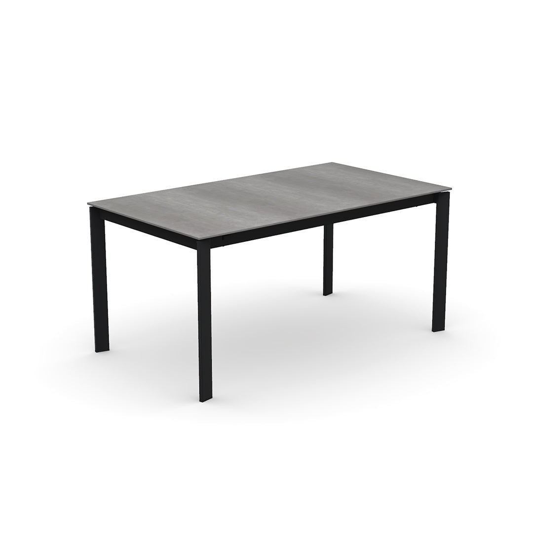 Mesa Extensible Eminence Fast base metalica 160 cm. Muebles Italianos variant